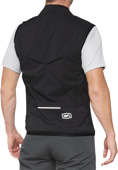 100% Corridor Stretch Vest - Black - Small 40043-00000