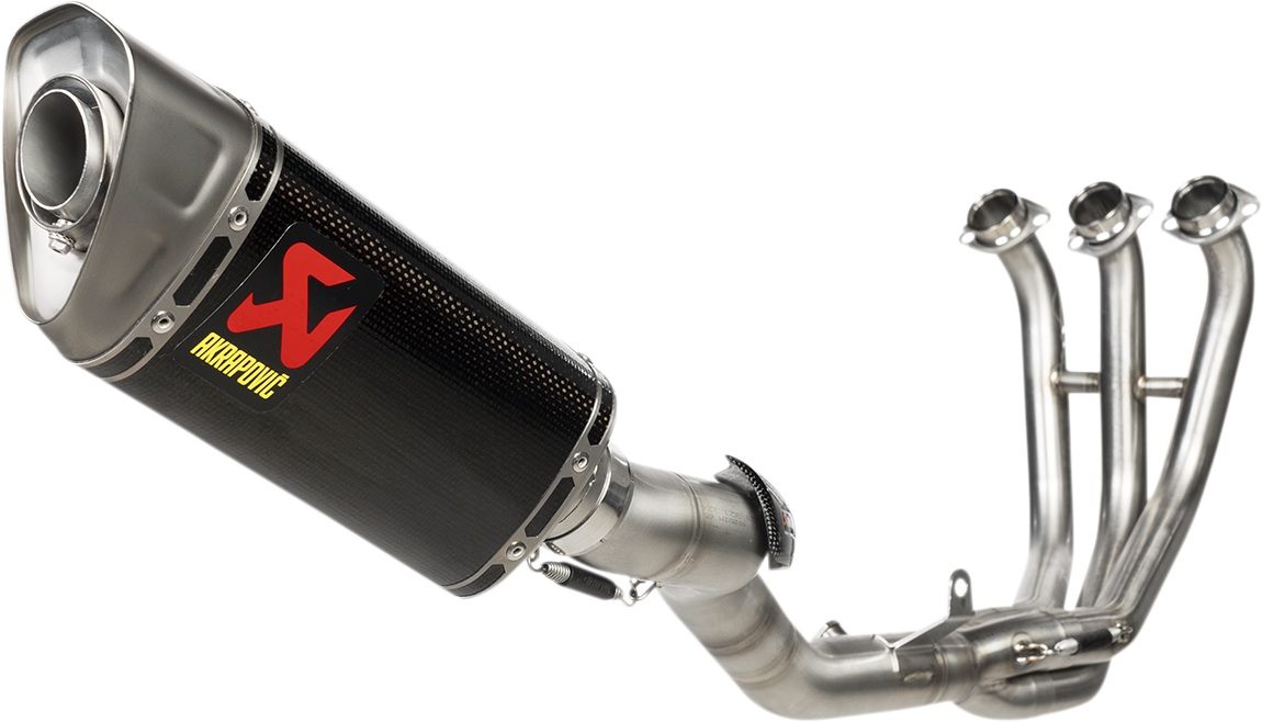 AKRAPOVIC Exhaust - Carbon Fiber - Tracer 900 S-Y9R14-APC