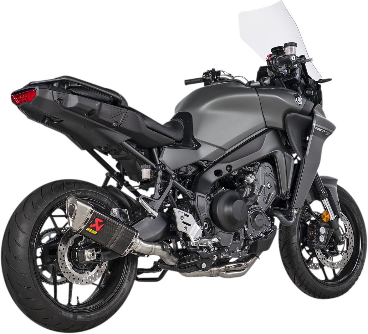 AKRAPOVIC Exhaust - Carbon Fiber - Tracer 900 S-Y9R14-APC
