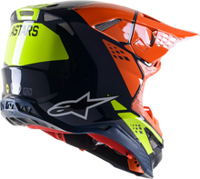 ALPINESTARS Supertech M8 Helmet - Factory - Blue/Orange/Yellow - 2XL 8302922-7445-2X
