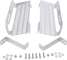 DEVOL Radiator Guards - Brushed Aluminum - Honda 0101-1105