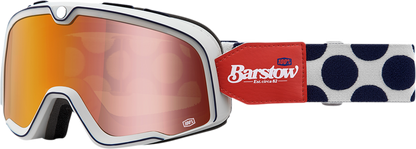 100% Barstow Goggle - Hayworth - Red Mirror Lens 50000-00004