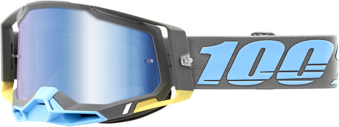 100% Racecraft 2 Goggle - Trinidad - Blue Mirror Lens 50010-00008