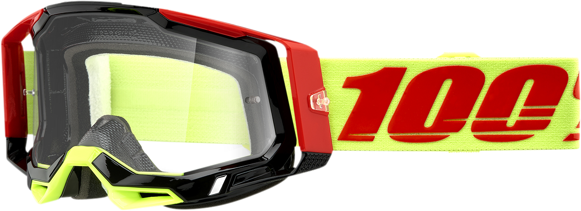 100% Racecraft 2 Goggle - Wiz - Clear Lens 50009-00010