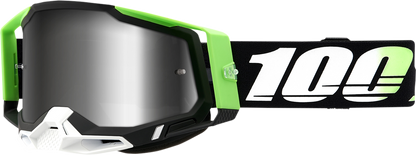 100% Racecraft 2 Goggle - Kalkuta - Silver Mirror Lens 50010-00006