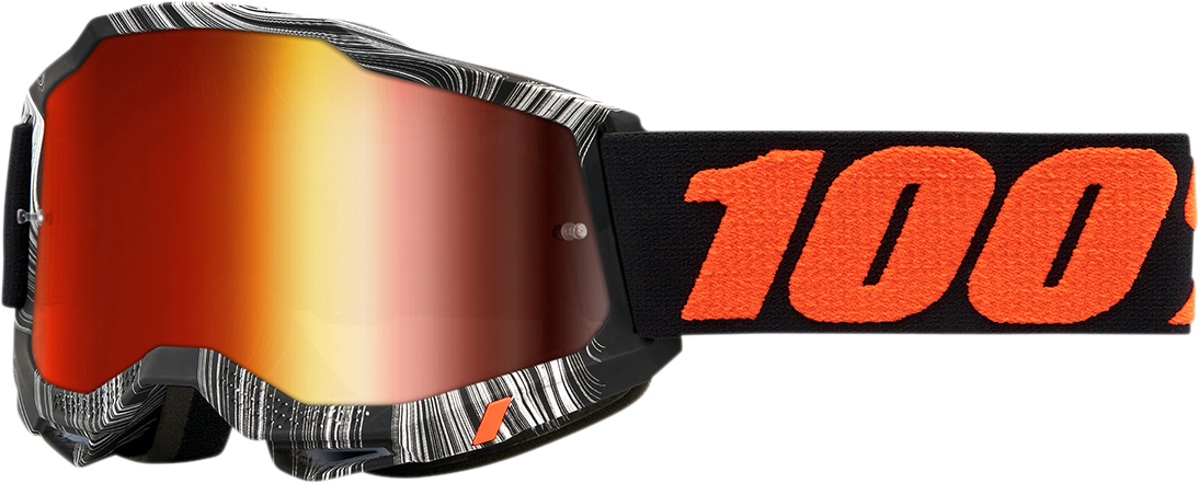 100% Accuri 2 Goggle - Geospace - Red Mirror Lens 50014-00008