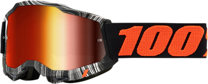 100% Accuri 2 Goggle - Geospace - Red Mirror Lens 50014-00008