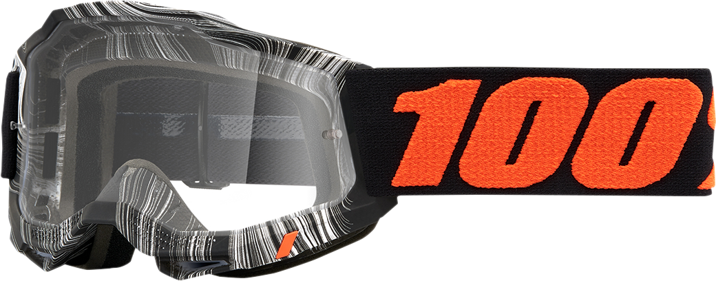 100% Accuri 2 Junior Goggle - Geospace - Clear Lens 50024-00004