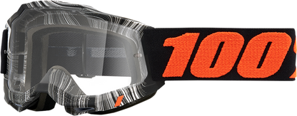 100% Accuri 2 Junior Goggle - Geospace - Clear Lens 50024-00004