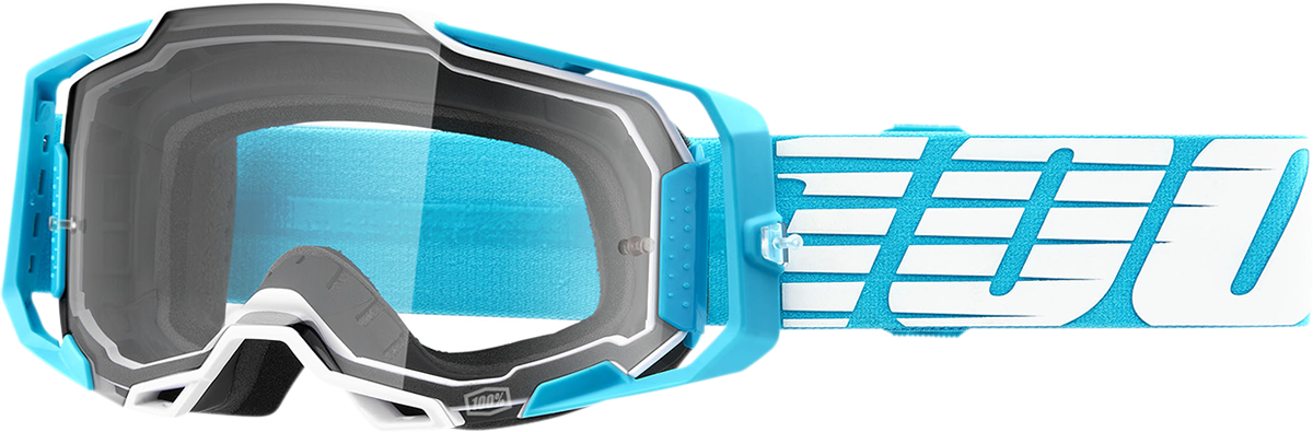 100% Armega Goggle - Oversized Sky - Clear Lens 50004-00010