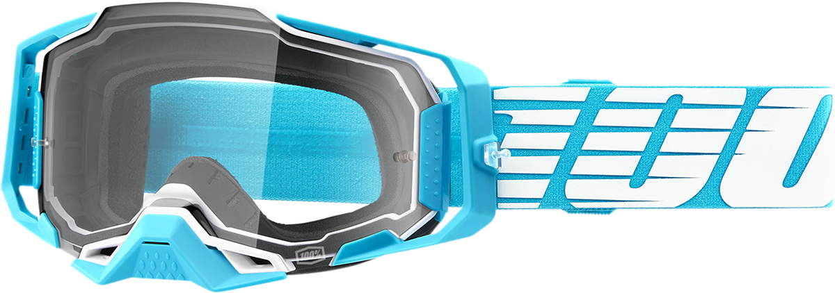 100% Armega Goggle - Oversized Sky - Clear Lens 50004-00010