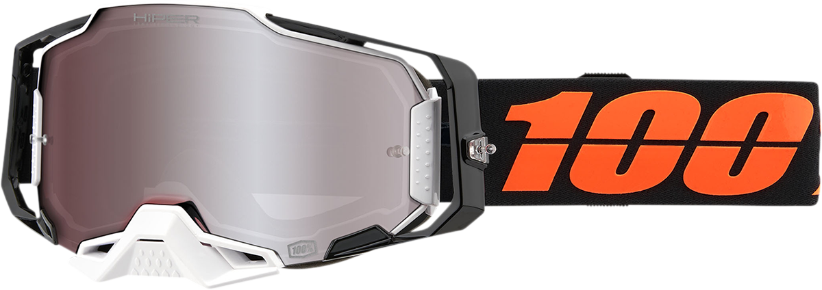 100% Armega Goggle - Blacktail - HiPER Silver Mirror Lens 50003-00002