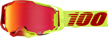 100% Armega Goggle - Solaris - HiPER Red Mirror Lens 50003-00003