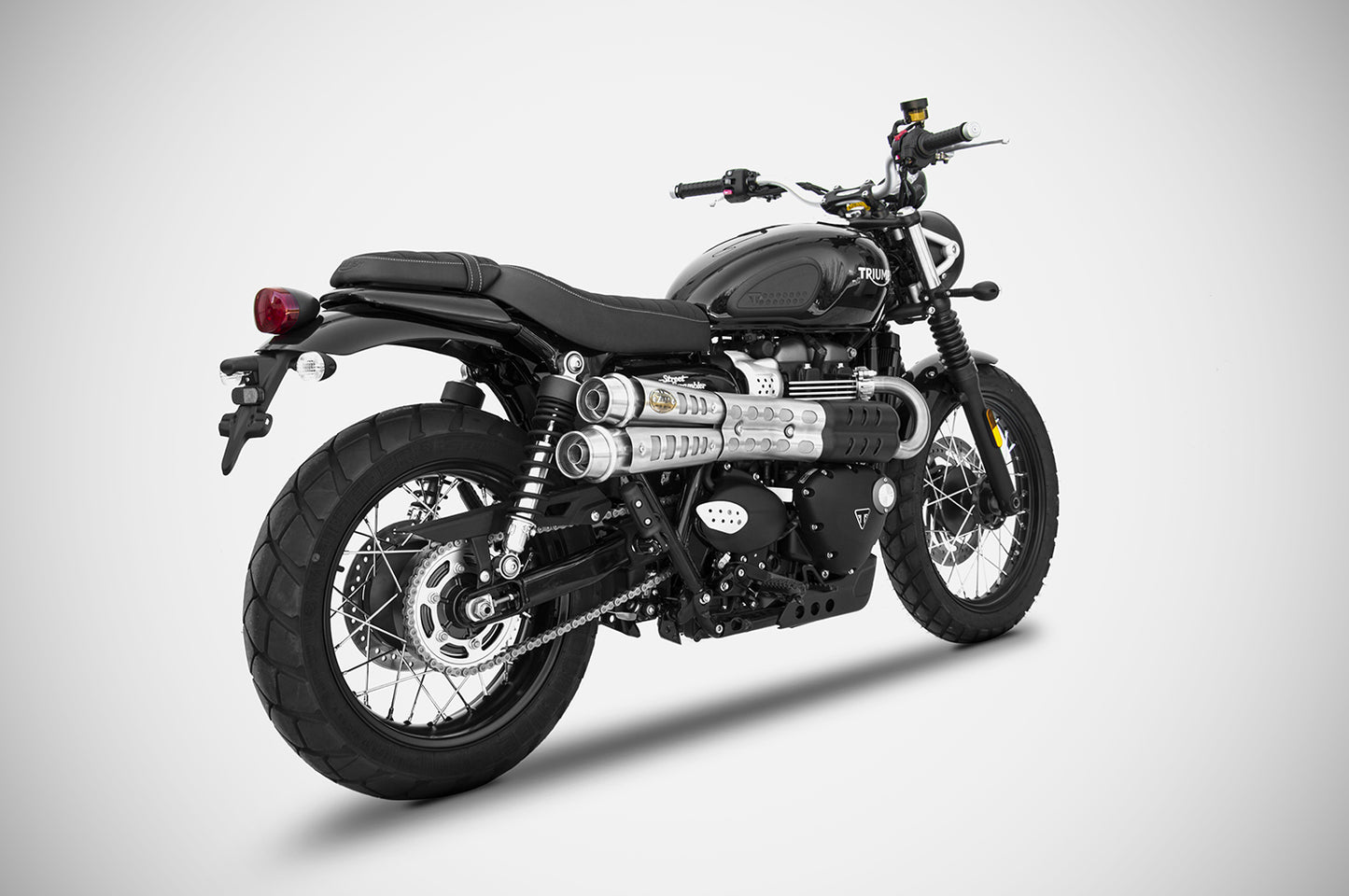 ZARD SIX DAYS Slip-on Exhaust for Triumph Street Scrambler