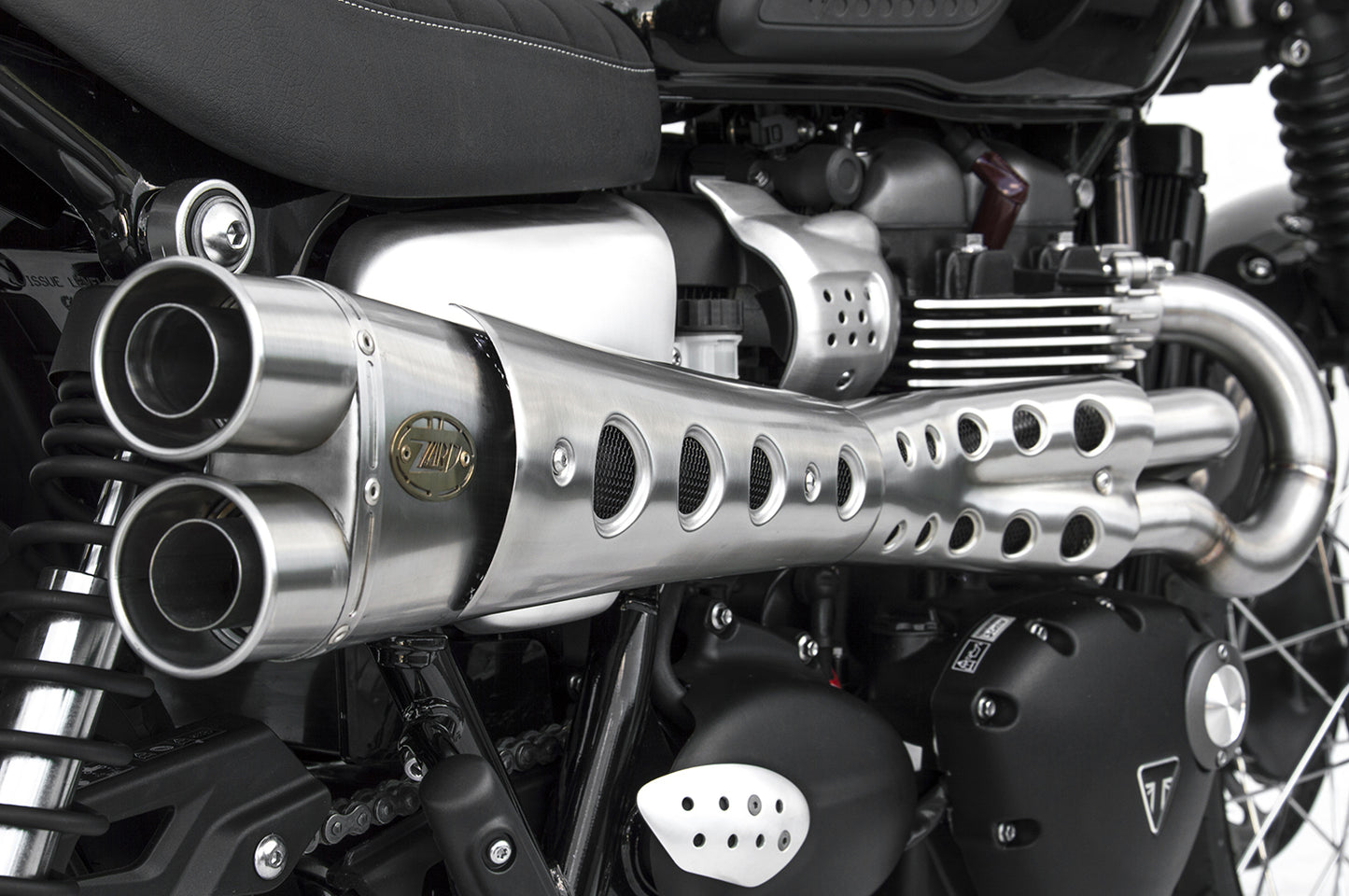 ZARD Limited Edition HIGH MOUNT Exhaust for Triumph Street Scrambler