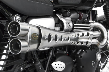 ZARD Limited Edition HIGH MOUNT Exhaust for Triumph Street Scrambler