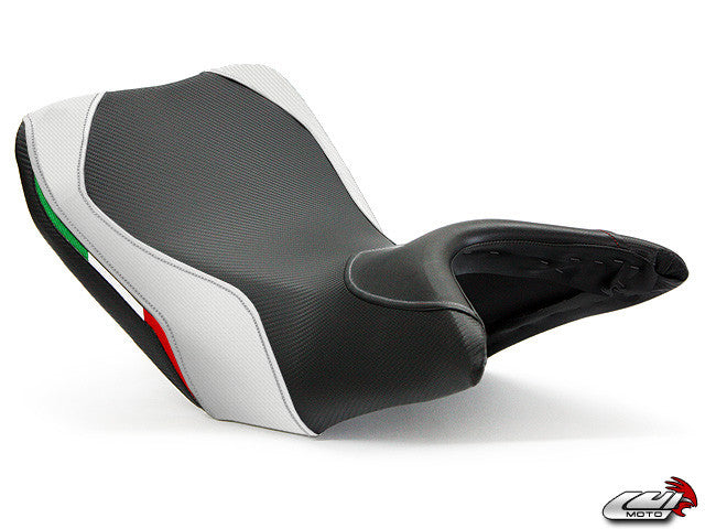 LUIMOTO (Team Italia) Rider Seat Cover for the DUCATI MULTISTRADA 1200 (12-14)