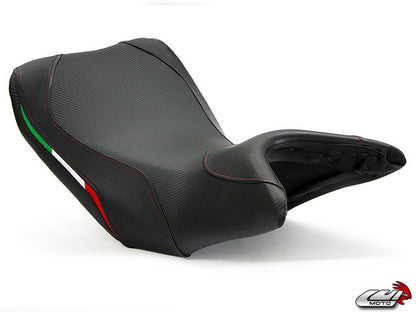 LUIMOTO (Team Italia) Rider Seat Cover for the DUCATI MULTISTRADA 1200 (12-14)