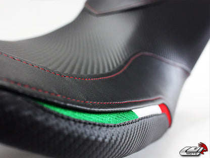 LUIMOTO (Team Italia) Rider Seat Cover for the DUCATI MULTISTRADA 1200 (12-14)