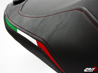 LUIMOTO (Team Italia) Rider Seat Cover for the DUCATI MULTISTRADA 1200 (12-14)