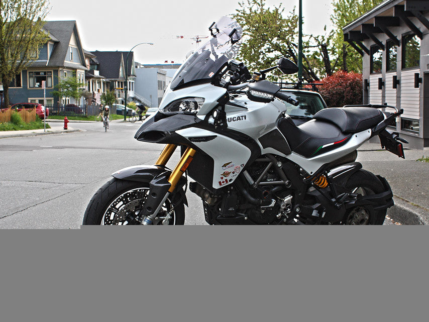 LUIMOTO (Team Italia) Rider Seat Cover for the DUCATI MULTISTRADA 1200 (12-14)