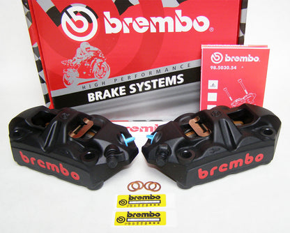 Brembo M4 100mm or 108mm Cast Monobloc Aluminum Calipers