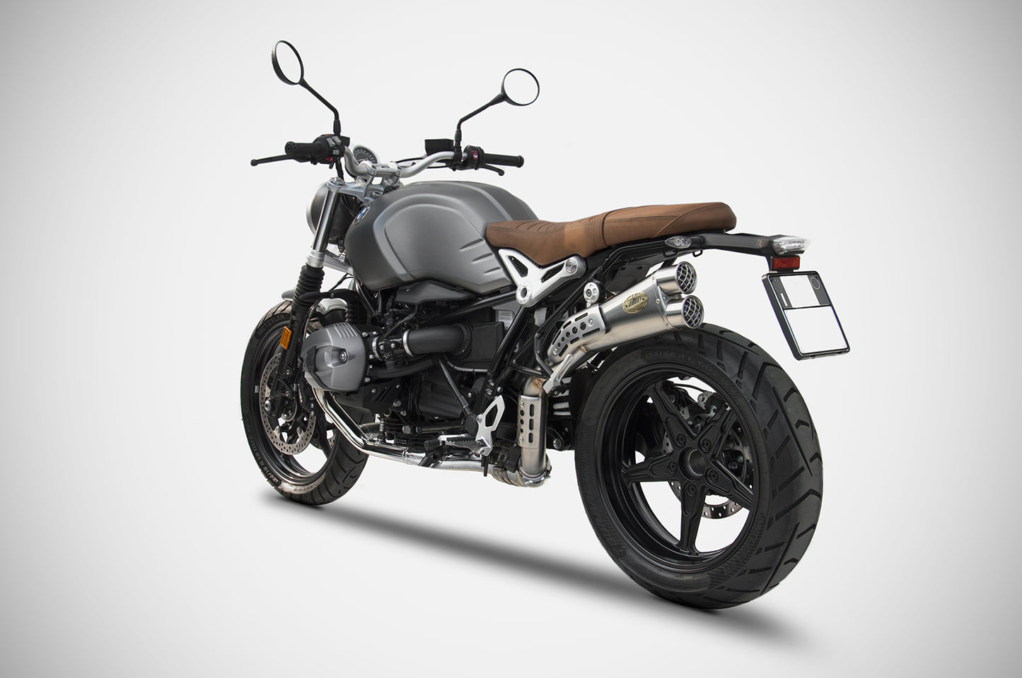ZARD Stainless LIMITED EDITION High Mount Slip-on Exhaust for the BMW R NineT Scrambler (2021+)