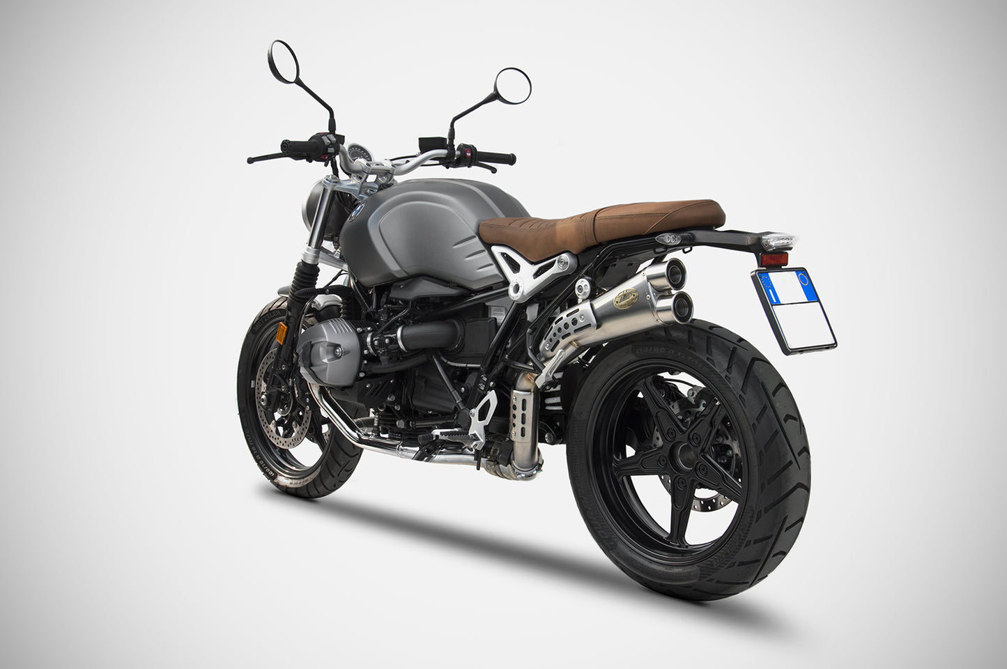 ZARD Stainless LIMITED EDITION High Mount Slip-on Exhaust for the BMW R NineT Scrambler (2021+)
