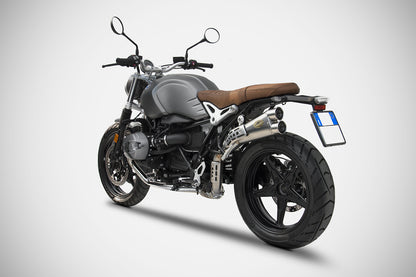 ZARD Stainless LIMITED EDITION High Mount Slip-on Exhaust for the BMW R NineT Scrambler (2021+)
