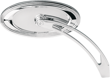 ARLEN NESS Mirror - Side View - Stepped - Oval - Chrome 13-044