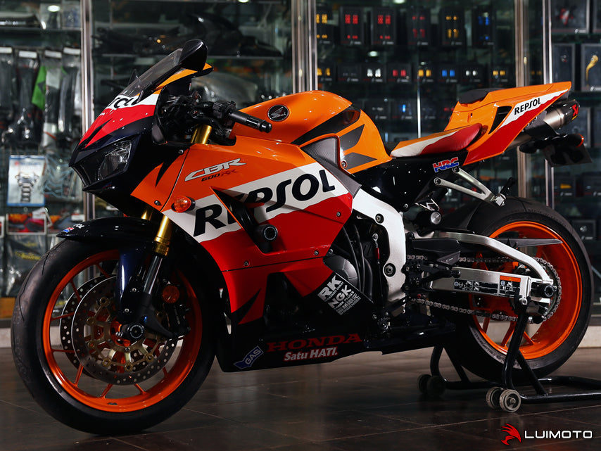 LUIMOTO (Limited Edition) Rider Seat Cover for the HONDA CBR600RR (2007+)