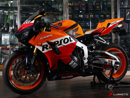 LUIMOTO (Limited Edition) Rider Seat Cover for the HONDA CBR600RR (2007+)