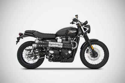 ZARD SIX DAYS Slip-on Exhaust for Triumph Street Scrambler