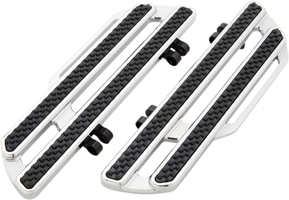 ARLEN NESS Method Driver Floorboards - Extended - Chrome 410-017