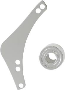 ARLEN NESS Replacement Breather Bolt Cover Plate - Inverted/Method/Clear Tear/Sidekick - Left - Chrome 600-053
