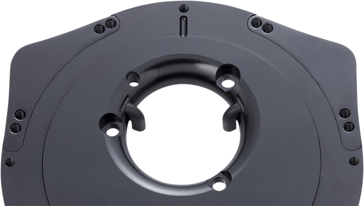 ARLEN NESS Replacement Breather Bolt Cover Plate - Inverted/Method/Clear Tear/Sidekick - Left - Black 600-052