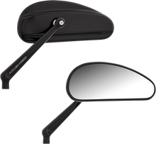 ARLEN NESS Mirrors - Downdraft - Side View - Elongated - Black 510-026