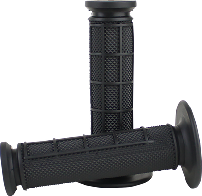 DRIVEN RACING Pro Waffle Grips - Black/Black D535-BK/BK