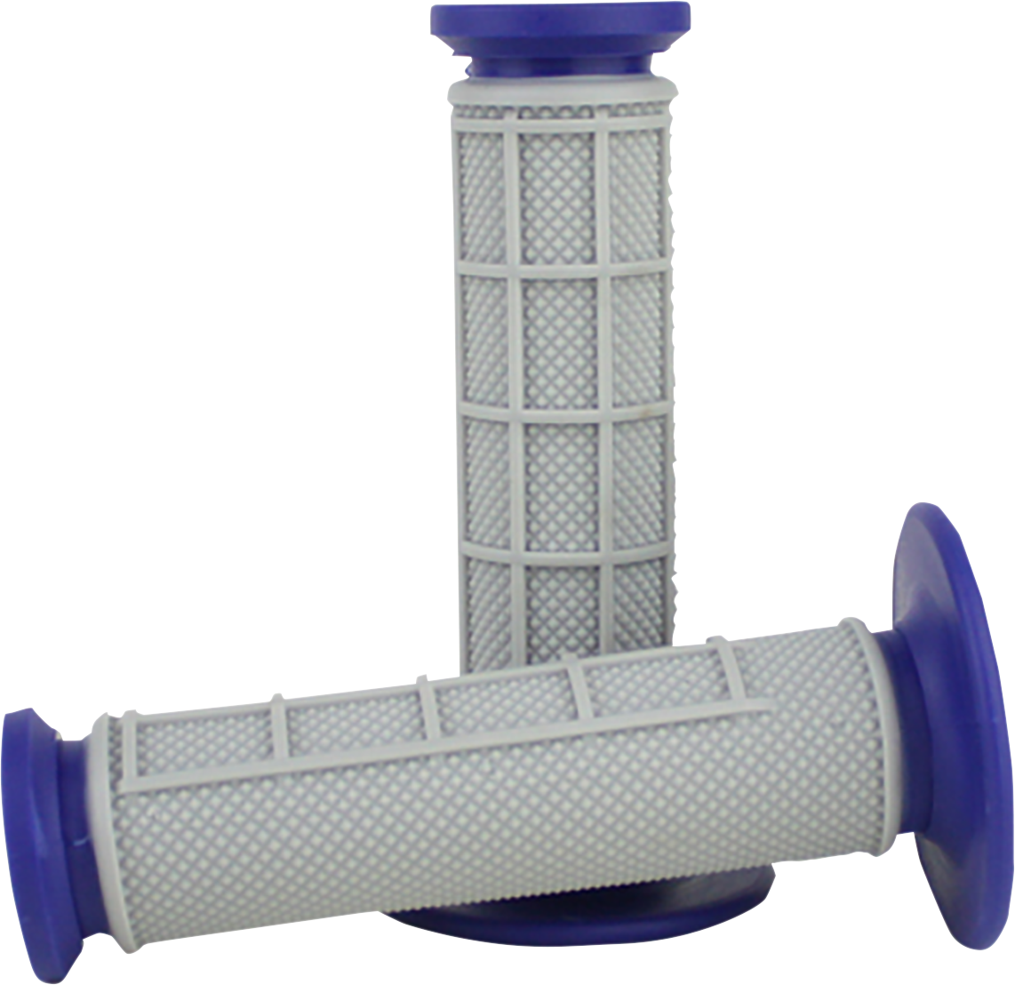DRIVEN RACING Pro Waffle Grips - Blue/Gray D535-BL