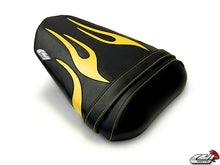 LUIMOTO (Flame Edition) Passenger Seat Cover for the YAMAHA YZF-R6 (08-16)