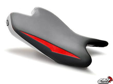 LUIMOTO (Raven Edition) Rider Seat Covers for the YAMAHA YZF-R6 (08-16)