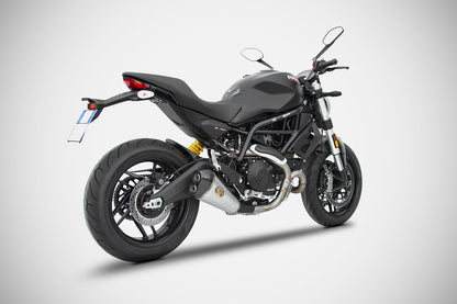 ZARD Low Mounted Slip-on Exhaust for Ducati Monster 797