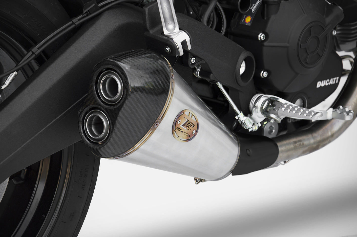 ZARD Low Mounted Slip-on Exhaust for Ducati Monster 797
