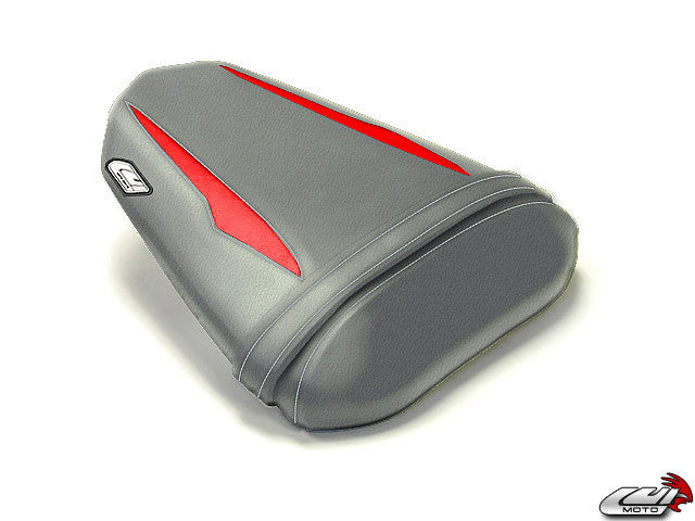 LUIMOTO (Raven Edition) Passenger Seat Covers for the YAMAHA YZF-R6 (08-16)