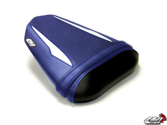 LUIMOTO (Raven Edition) Passenger Seat Covers for the YAMAHA YZF-R6 (08-16)