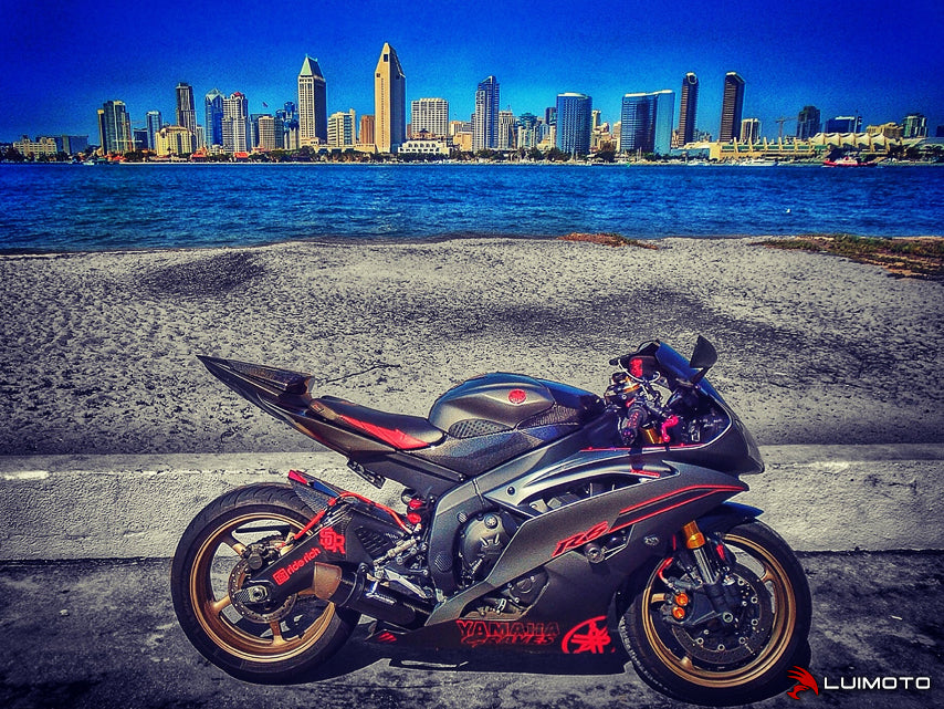 LUIMOTO (Sport) Rider Seat Covers for the YAMAHA YZF-R6 (08-16)