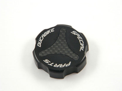 DBK Special Parts (Ducabike) Billet Rear Brake Reservoir Cap for Ducati (except Diavel and 2015+ Multistrada) and Clutch