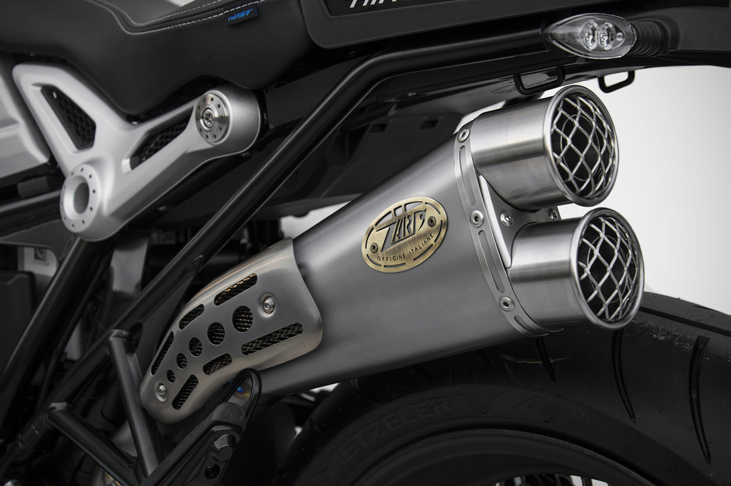 ZARD Stainless Limited Edition 2 High Mount Slip-on Exhaust for the BMW R NineT / Pure / Urban GS (17-20)