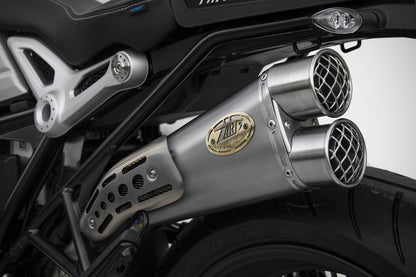 ZARD Stainless Limited Edition 2 High Mount Slip-on Exhaust for the BMW R NineT / Pure / Urban GS (17-20)