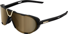 100% Westcraft Sunglasses - Soft Tact Black - Soft Gold Mirror Lens 61046-258-01